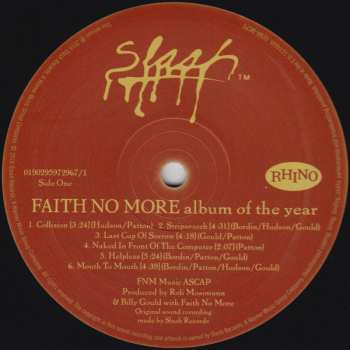 2LP Faith No More: Album of the Year