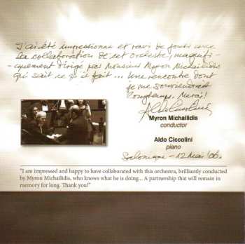 CD Aldo Ciccolini:  Beethoven: Piano Concertos Nos 3 & 4