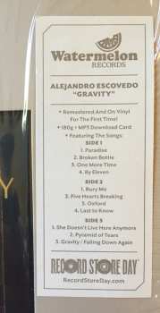 2LP Alejandro Escovedo: Gravity LTD