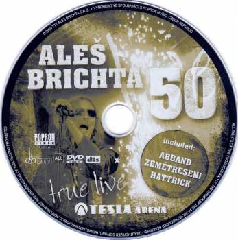 DVD Zemětřesení: 50 - Tesla Arena True Live