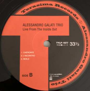 LP Alessandro Galati Trio: Live From The Inside Out