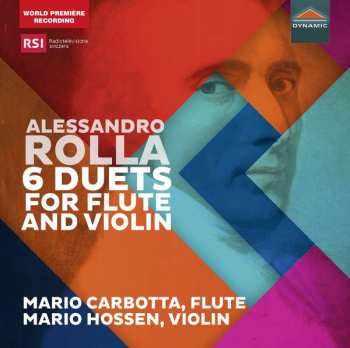 CD Alessandro Rolla: 6 Duets For Flute And Violin