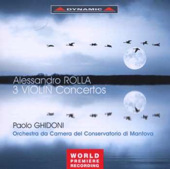 Album Alessandro Rolla: 3 Violin Concertos