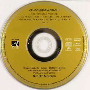 2SACD Alessandro Scarlatti: The Cecilian Vespers