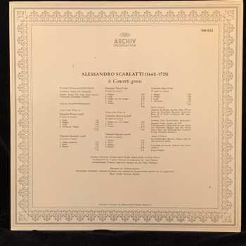 LP Alessandro Scarlatti: 6 Concerti Grossi 