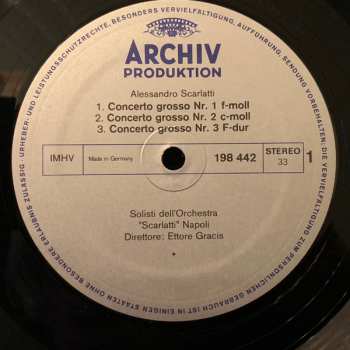LP Alessandro Scarlatti: 6 Concerti Grossi 