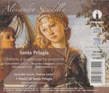 CD Alessandro Stradella: Santa Pelagia (Oratorio A Quattro Voci E Strumenti)