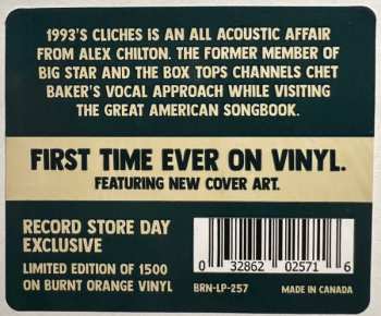 LP Alex Chilton: Clichés CLR | LTD