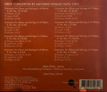 CD Antonio Vivaldi: Vivaldi Oboe Concertos