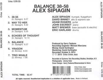CD Alex Sipiagin: Balance 38-58