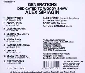 CD Alex Sipiagin: Generations - Dedicated To Woody Shaw