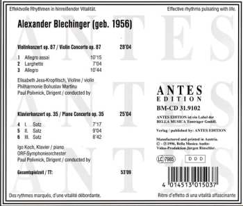 CD The Bohuslav Martinů Philharmonic: Blechinger: Piano Concerto Op. 35 - Violin Concerto Op. 87