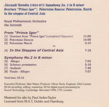 CD The Royal Philharmonic Orchestra: Symphony No. 2 / Prince Igor / Polovtsian