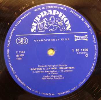 LP Alexander Borodin: Symfonie Č. 2 – Bohatýrská / Polovecké Tance