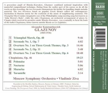 CD Alexander Glazunov: Chopiniana, Overtures On Greek Themes