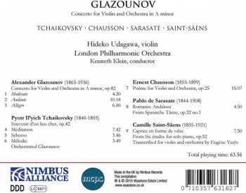 CD The London Philharmonic Orchestra: Glazunov: Concerto For Violin And Orchestra In A Minor