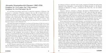 CD Alexander Glazunov: Symphonies Nos. 1 "Slavyanskaya" And 4
