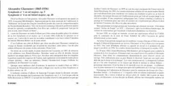 CD Alexander Glazunov: Symphonies Nos. 1 "Slavyanskaya" And 4