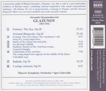 CD Alexander Glazunov: The Sea • Oriental Rhapsody • Ballade • Cortège Solennel