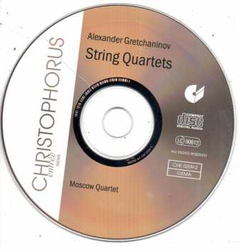 CD Alexander Gretchaninov: String Quartets Nos. 2 & 4 
