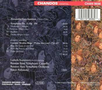 CD Russian State Symphony Orchestra: Symphony No. 3 • Cantata 'Praise The Lord'