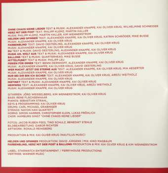 CD Alexander Knappe: Ohne Chaos Keine Lieder