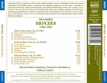CD Alexander Moyzes: Dances From Slovakia
