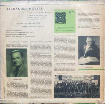 LP Alexander Moyzes: Symphonie C.4 Es Dur Op.38