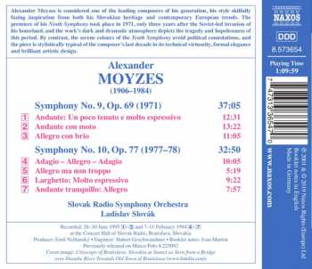 CD Alexander Moyzes: Symphonies Nos. 9 and 10