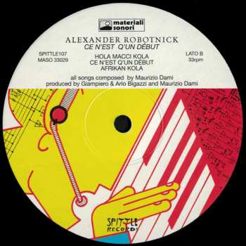 LP Alexander Robotnick: Ce N'est Q'un Début