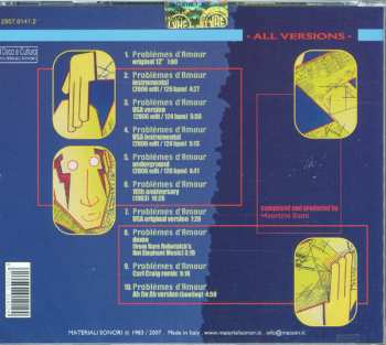 CD Alexander Robotnick: Problèmes D'Amour • All Versions • 