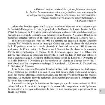 CD Alexander Rudin: Cello