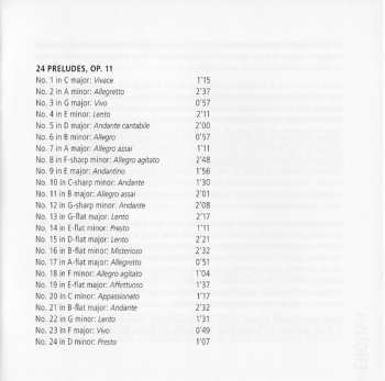 CD Alexander Scriabine: 12 Etudes, Op. 8 / 24 Preludes, Op. 11