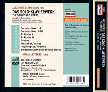 8CD/DVD/Doos Alexander Scriabine: Das Solo-Klavierwerk - The Solo Piano Works - Complete Recording