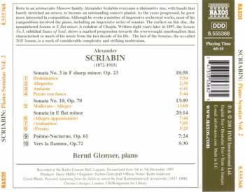 CD Alexander Scriabine: Piano Sonatas Vol. 2 - Nos. 3 & 10 • Sonata In E Flat Minor