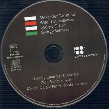 CD Witold Lutoslawski: Untitled