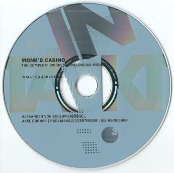 3CD/Doos Alexander von Schlippenbach: Monk's Casino (The Complete Works Of Thelonious Monk)