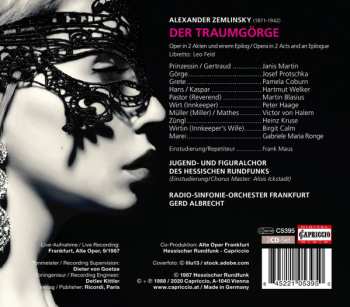 2CD Alexander Von Zemlinsky: Der Traumgörge