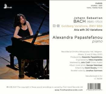 CD Johann Sebastian Bach: Goldberg Variations 