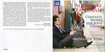 CD Alexandre Tansman: Complete Works For Solo Guitar Vol. 2