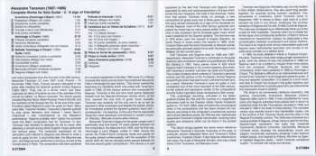 CD Alexandre Tansman: Complete Works For Solo Guitar Vol. 2