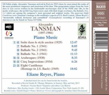 CD Alexandre Tansman: Tansman: Piano Music