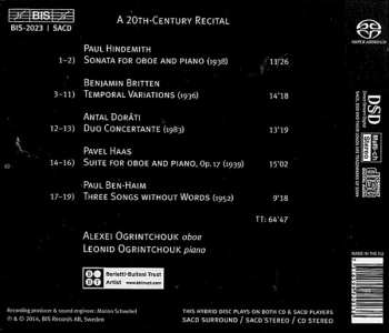 SACD Alexei Ogrintchouk: A 20th-century Recital