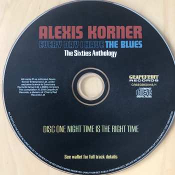 3CD Alexis Korner: Every Day I Have The Blues The Sixties Anthology
