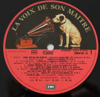 CD Alexis Weissenberg: La Flute Romantique