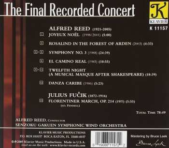 CD Alfred Reed: Live!, Vol. 6 The Final Recorded Concert
