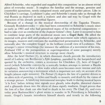 CD Alfred Schnittke: Gogol Suite / Labyrinths