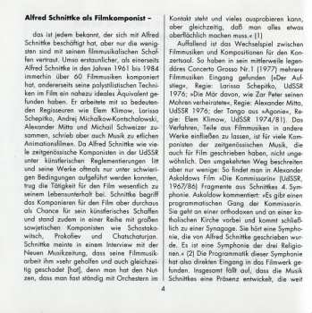 CD Alfred Schnittke: Music For The Movies