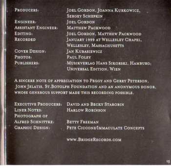 CD Alfred Schnittke: Quasi Una Sonata