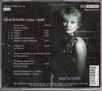 CD Alfred Schnittke: Quasi Una Sonata